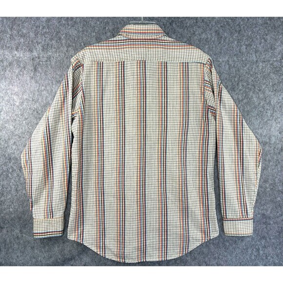 Vintage 70s Big Mac JCPenney Long Sleeve Flannel Button Up Shirt Size M - Picture 4 of 9